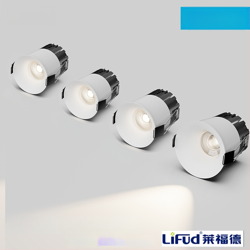 Pinton COB prožektor kumerate servadega raamita, 220V, nupu juhtimine, alumiiniumkorpus