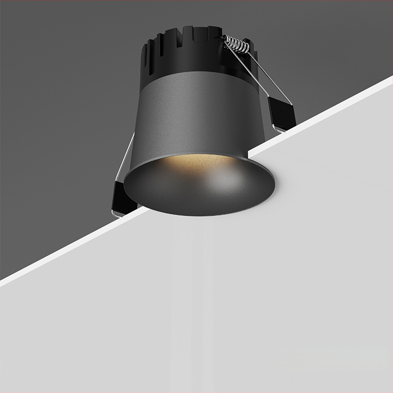 Pinton COB prožektor kumerate servadega raamita, 220V, nupu juhtimine, alumiiniumkorpus