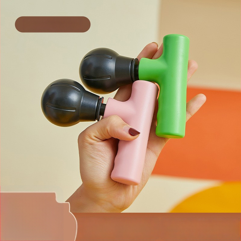 Mini fascijos masažuoklis su įkrovimu, aukšto dažnio vibracija, masažas mušimu ir bakstelėjimu; tinkamas kaklui, nugarai, juosmeniui, klubams, kojoms ir pėdoms.