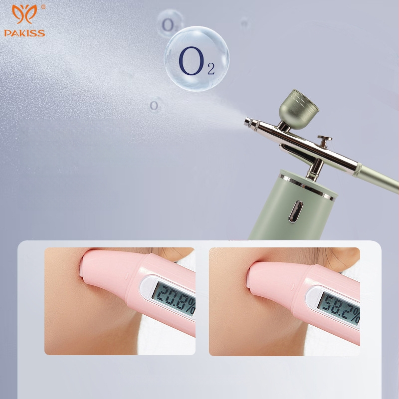 Rankinis deguonies įrenginys veidui — be adatos, aukšto slėgio nano hidratacijos purškimas, modelis QZYY-02, nešiojamas, IPX5 atsparumas vandeniui