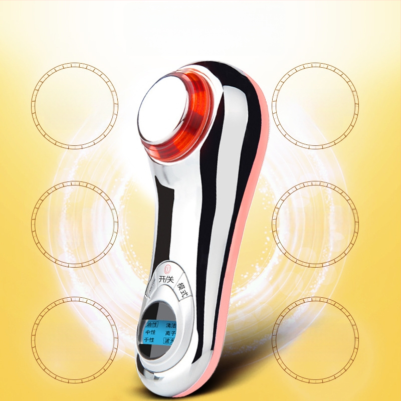 YKANG RF näoseade ilu - kaasaskantav näopuhastuslaite negatiivsete ioonidega, sisseehitatud aku <300 mAh, IPX0