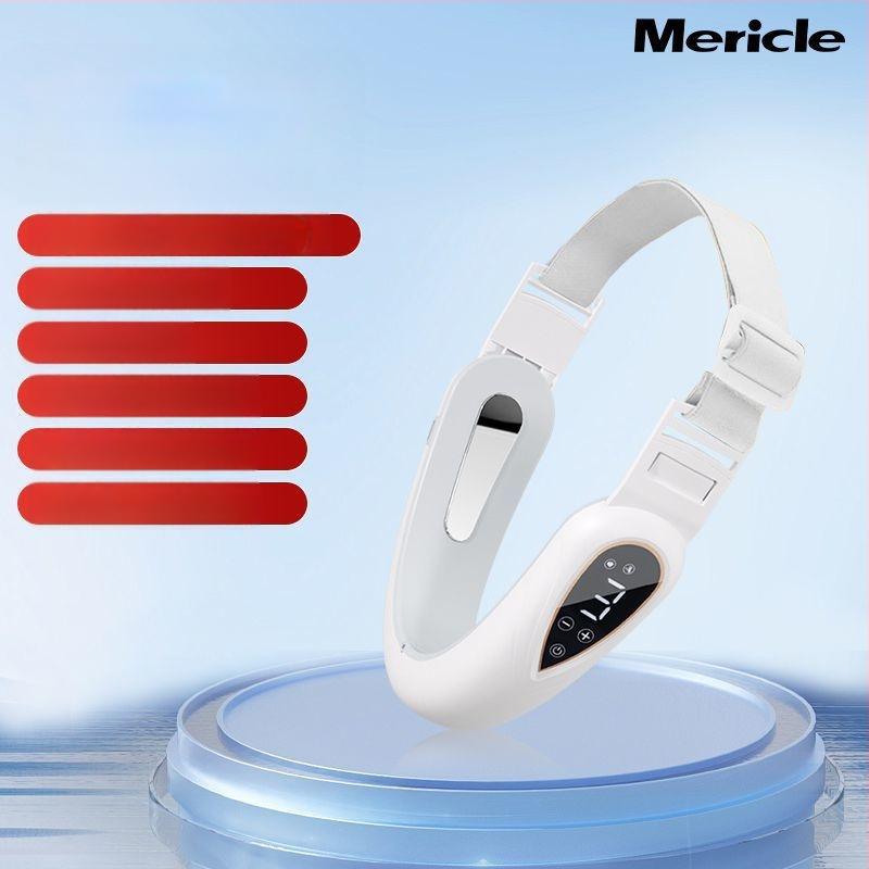 Näo vormimise seade EMS mikrovooluga, ultraheli ja värvilise valgusega, kaasaskantav, sisseehitatud 300–500 mAh aku