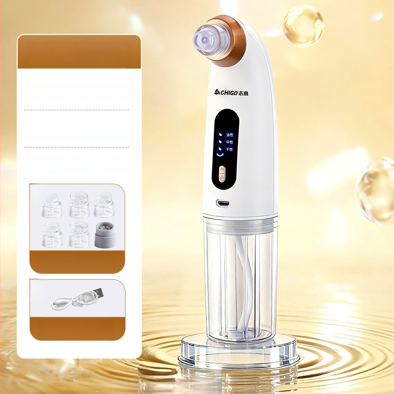 Chigo X20 vakuuminis porų valymo įrenginys su karštojo kompreso funkcija poroms atidaryti, 4 lygis