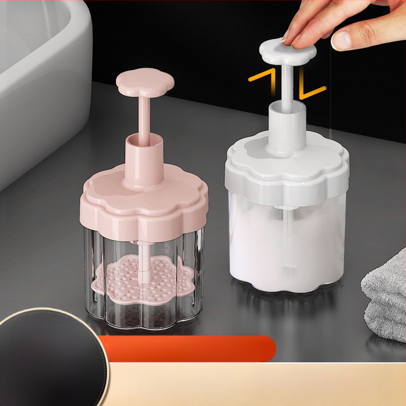 3-in-1 putų buteliukas veidui ir šampūnui – plastikas, Cui Da prekės ženklas, tinka dovanai, be logotipo