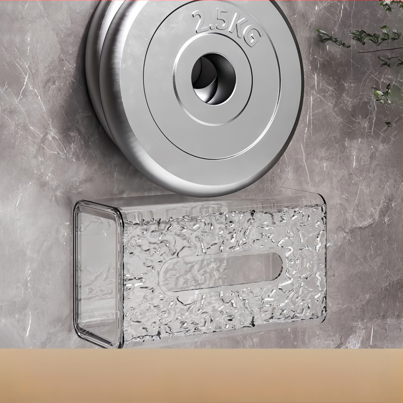 Seininei nosinių dėžutė su ledinio rašto dizainu, iš plastiko, vonios kambariui, lengvas prabangos stilius, daugiafunkcinė