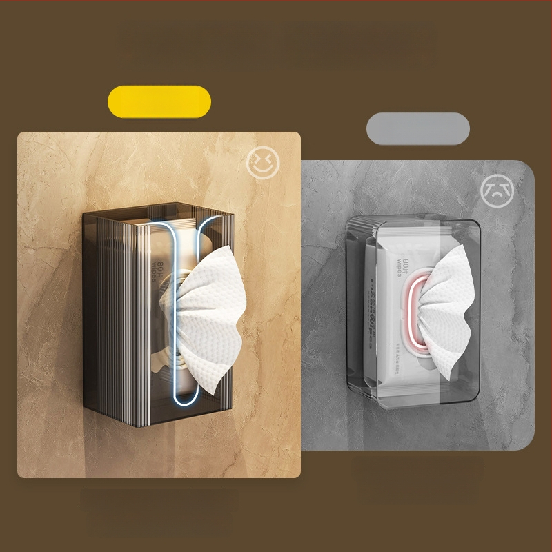 Sieninė servetėlių dėžutė, plastikinė, daugiafunkcinė, šiuolaikiškas minimalistinis dizainas