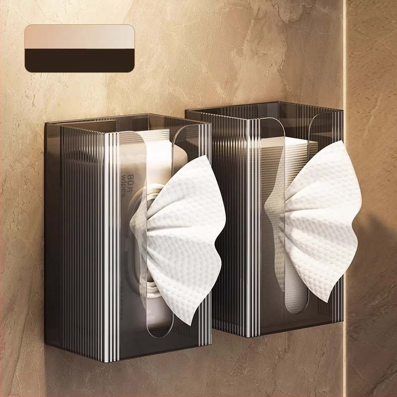 Sieninė servetėlių dėžutė, plastikinė, daugiafunkcinė, šiuolaikiškas minimalistinis dizainas