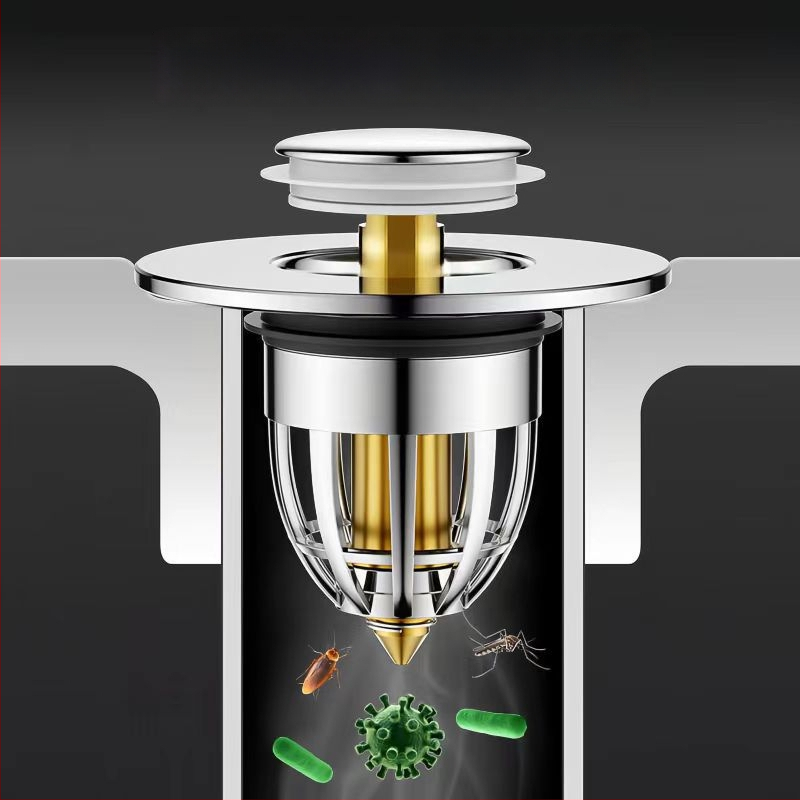 Valamu kanali filtr Bounce Core, vask, kahepealine disain, Bounce tüüp, kaasaegne stiil