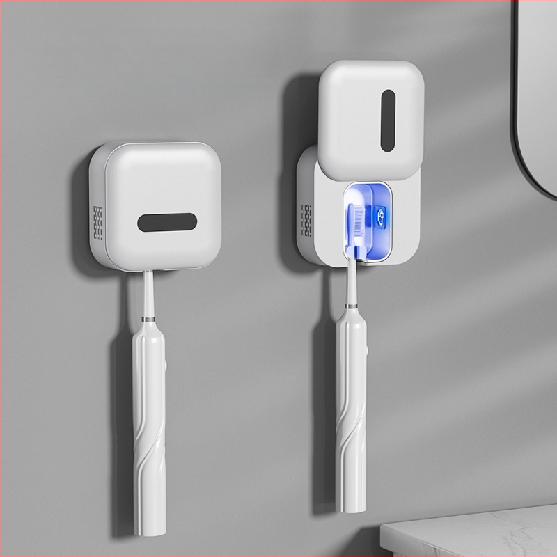 Nutikas hambaharja desinfitseerimiskarp, sisseehitatud akuga, induktsioonilülitiga, 180-sekundiline UV-desinfitseerimine, mudel JY-YS08