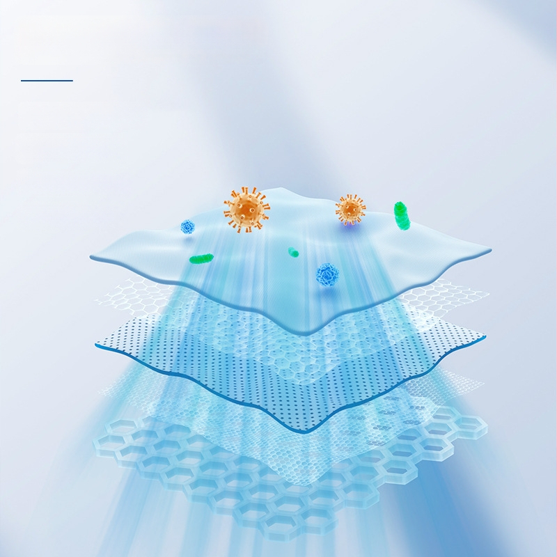 Portatiivne õhu puhastaja plasmas steriliseerimise, deodoriseerimise ja õhu puhastamisega; müratase kuni 36 dB, õhuvool 50 m³/h, laetav, sobib kuni 10 m²