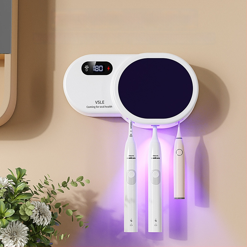 Harjaotsakute steriliseerija ja kuivati, UV steriliseerimine, 99,9% tõhusus, 180 s tsükkel, seinale paigaldatav, 5W