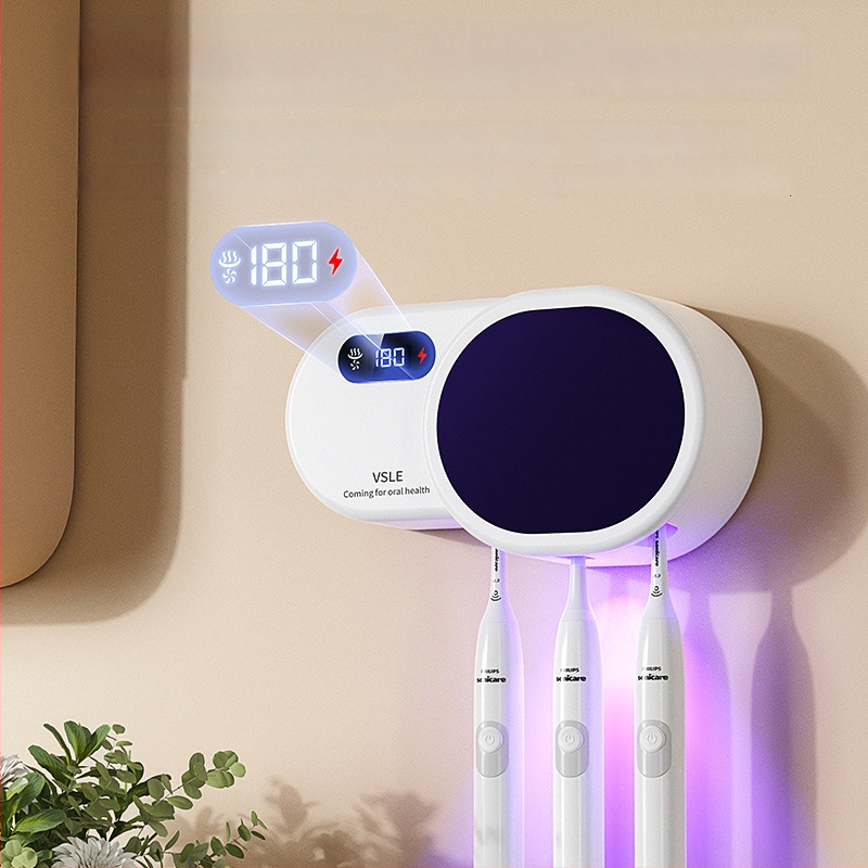 Harjaotsakute steriliseerija ja kuivati, UV steriliseerimine, 99,9% tõhusus, 180 s tsükkel, seinale paigaldatav, 5W