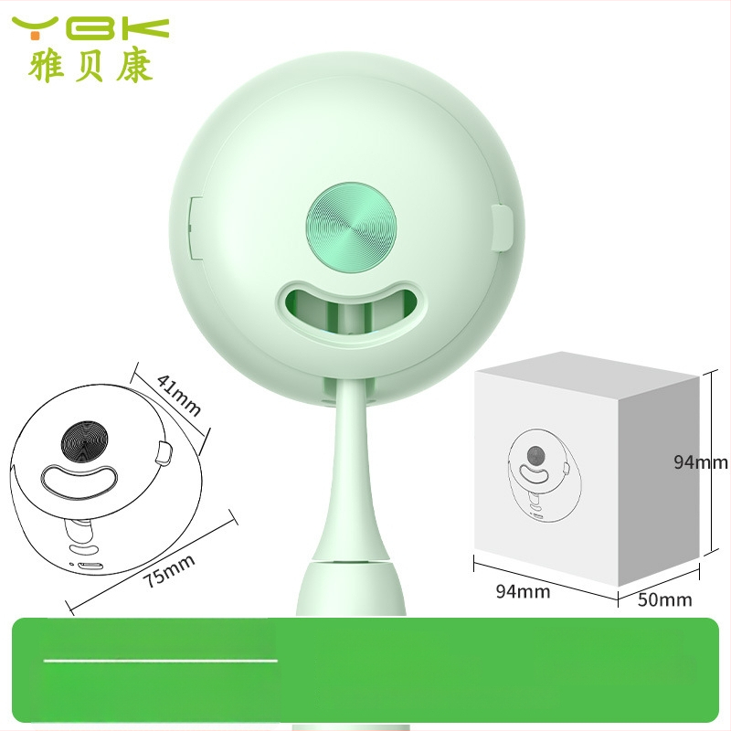 Dantų šepetėlių sterilizatorius, sieninis tvirtinimas, USB įkrovimas, UVC sterilizavimas, 2 minučių ciklas, ABS