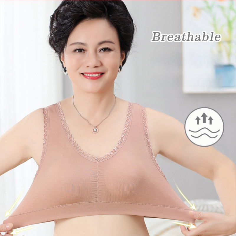 Modalinė liemenėlė moterims, be vielos, vest stiliaus, 3/4 kaušelis, vidutiniškai formuotas kaušelis, dvigubos petnešėlės