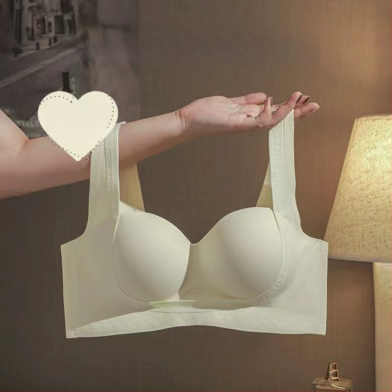 Be siūlių push-up liemenėlė mažoms krūtims, be vielos, 3/4 puodeliai, kvėpuojantis nailonas, patogus