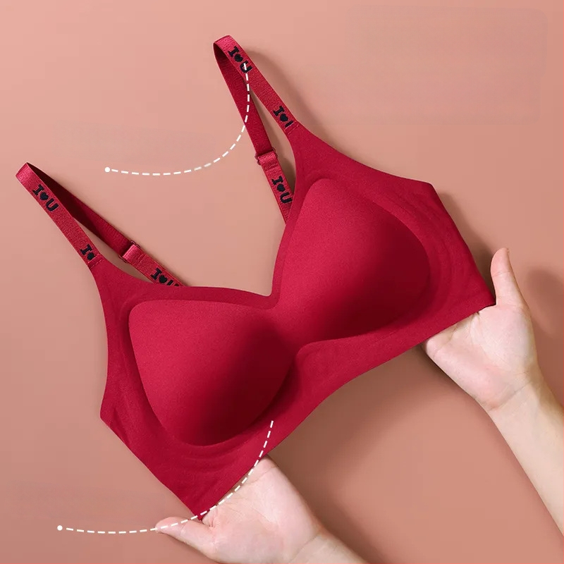 Be siūlų liemenėlės komplektas be vielos, 3/4 taurė, ploni formuojami kaušeliai, nailonas su spandekso įdėklu