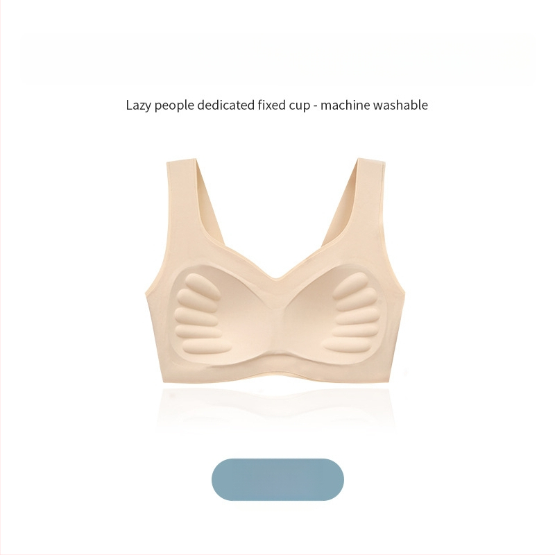 Be vielos, be siūlių, su formuotais puodeliais, vest stiliaus liemenėlė, su fiksuotais dvigubais peties dirželiais, nailonas/elastanas