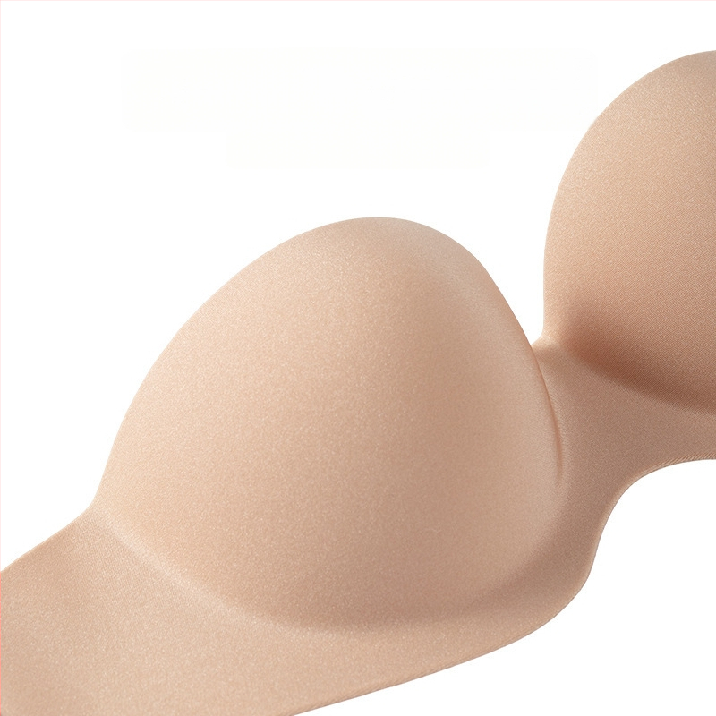 Be peties push-up nešviečianti liemenėlė su nugaros sagatave, 3/4 puodelio, viršuje plonas apačioje storesnis modelis, 85% nailonas, 15% elastanas, plieninis žiedas