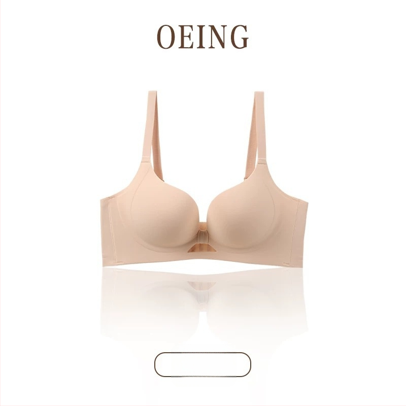 Besiūlė moteriška liemenėlė su šoniniu formavimu, nailonas, 3/4 kaušelis, plonas formuojamas kaušelis, fiksuotos dvigubos petnešos, nugaros keturių eilučių užsegimas, Oshijue