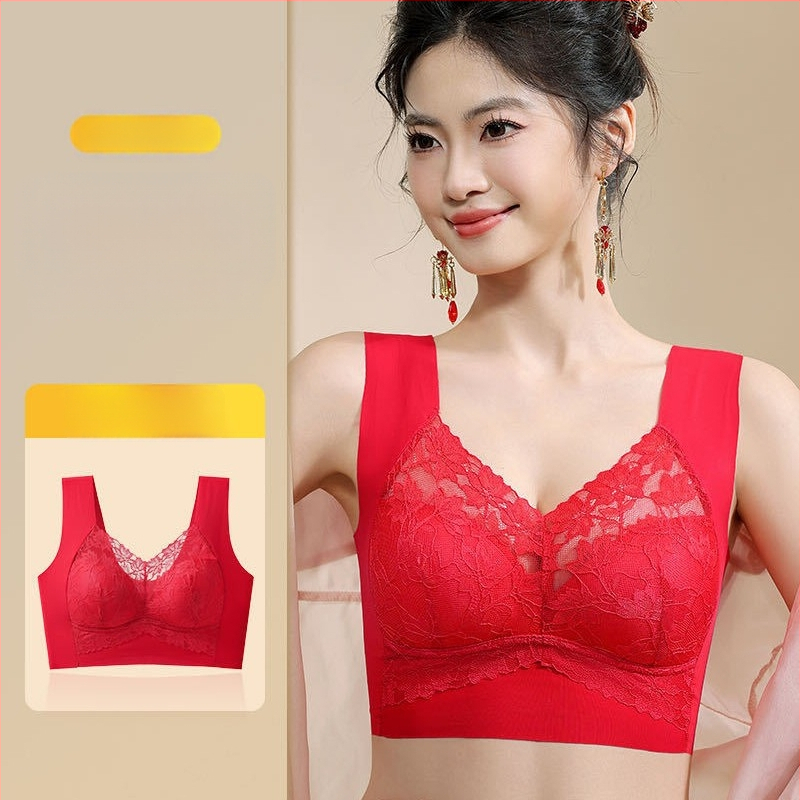 Nėriniu bešiu liemenėlė, nugaros vest stiliuje, be vielos, parama ir nugaros formavimas