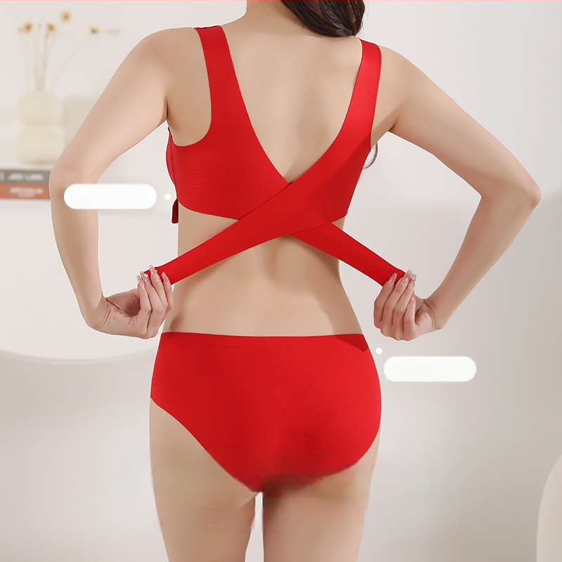 Nailonist rinnahoidja ja aluspükside komplekt, õmblusteta disain, 3/4 kauss, reguleeritavad õlad, eesmine klamber, hingav ja nahale sõbralik