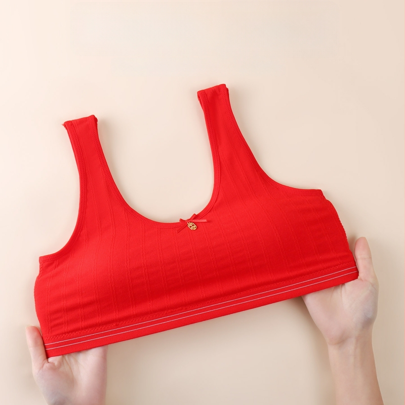 Nesuspausta liemenėlė-vest paaugliams, pilnas kupas, ploni formuoti puodeliai su orų pralaidžiomis pagalvėlėmis; pagrindinis audinys viskozė 70–80%, įdaila viskozė 90–95%; be plieno žiedų; pečių dirželiai fiksuoti; kvėpuojantis patogumas