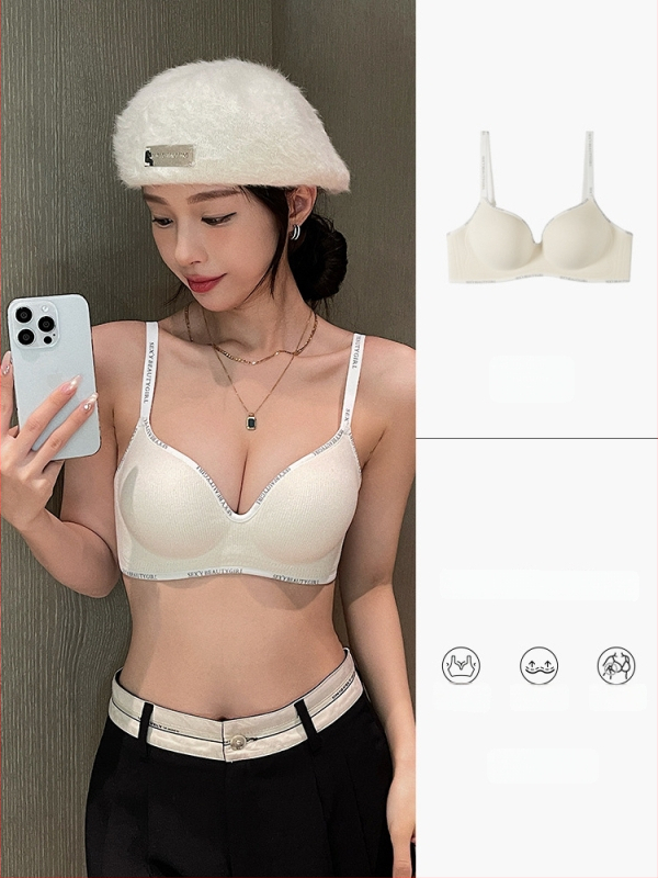 Nesusiuvota liemenėlė mažam biustui su viršutine parama, kvėpuojantis nailonas, 1/2 puodelio, formuoti puodeliai su viršuje plonu ir apačioje storesniu sluoksniu, fiksuotos dvigubos petnešėlės, be plieno žiedų