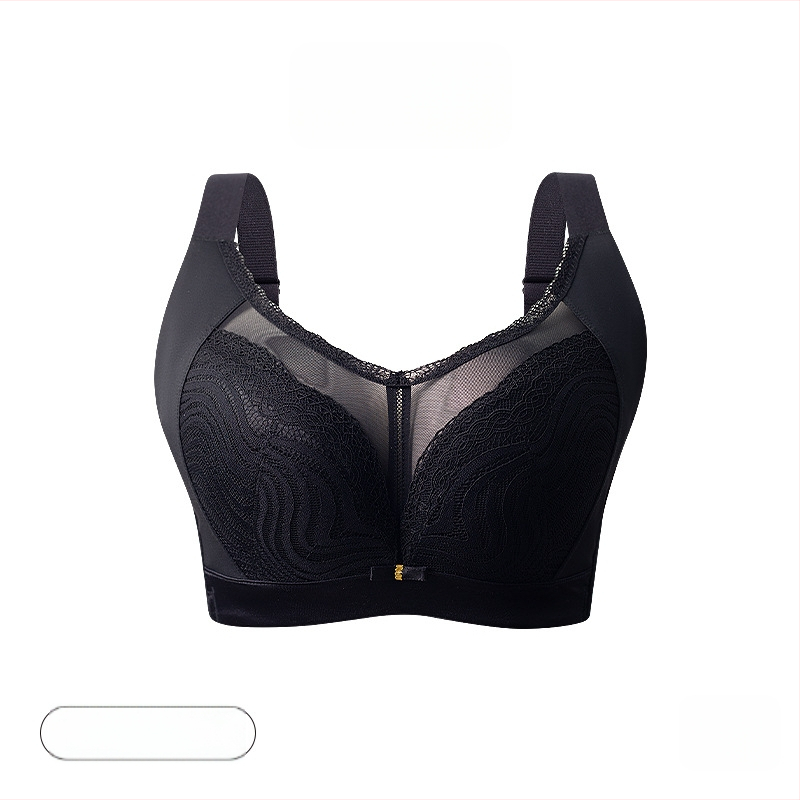 Liemenėlė su pilnu puodeliu push-up, vidutinio tipo kaušelis, nailoniniai nėriniai, viršutinė parama