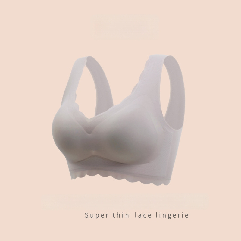 Õmblusteta sportrinnahoidja täis kaussidega ja õhukeste vormitud kaussidega, fikseeritud kahepõlged, hingav Nylon-Spandex