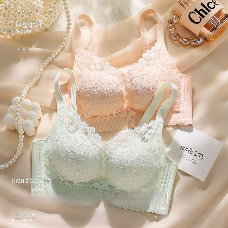 Moterų nėrinių liemenėlė, 3/4 taurė, viršutinė plona ir apatinė storesnė forma, fiksuoti dvigubi dirželiai, užsegimas su keturiais užsegimais