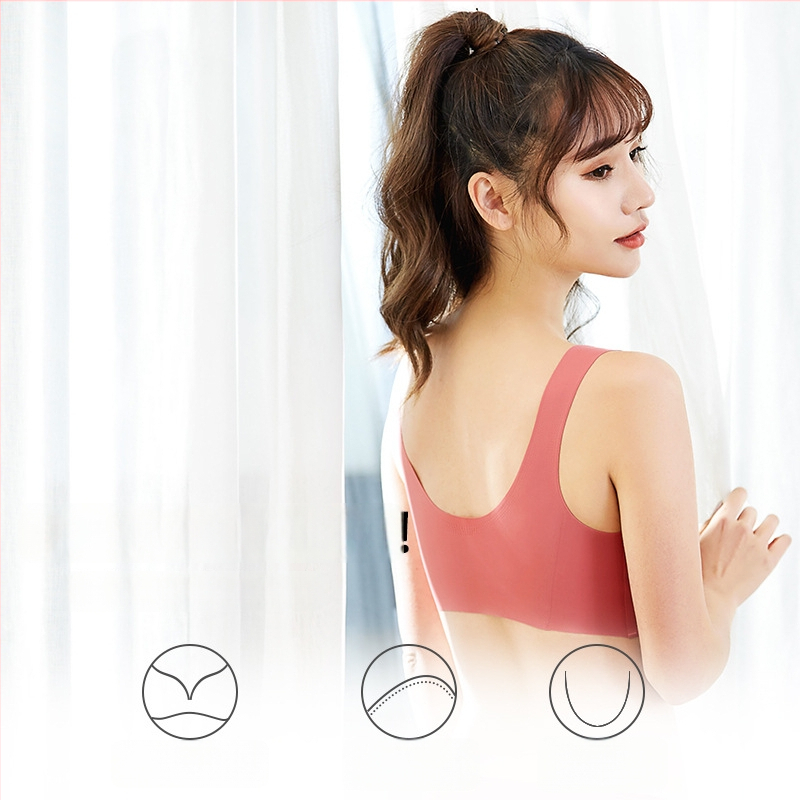 Bevielė, be siūlių naktinė liemenėlė su pilnu puodeliu, ploni formuoti puodeliai, viengubis dizainas