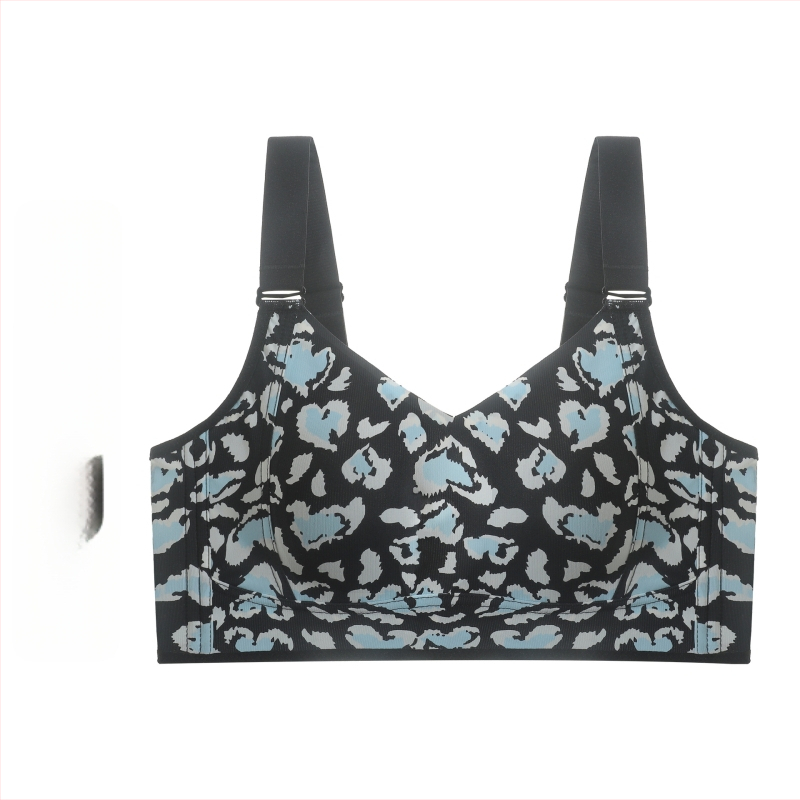 Nesruogtos sportinės liemenėlės su šonine parama, belaidis dizainas, nuimamos dvigubos petnešėlės, užpakalinis užsegimas su keturiais užrakinimais.