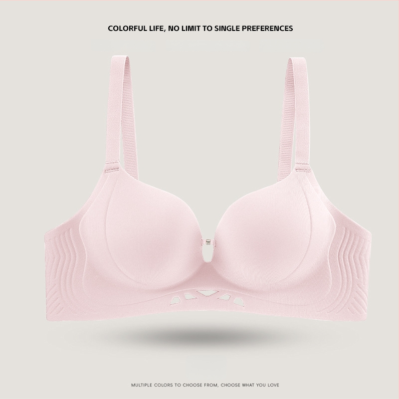 Nėriniuota be siūlių liemenėlė mažoms krūtimis, push-up efektas, 3/4 puodelio, nailonas su spandeks įdėklu