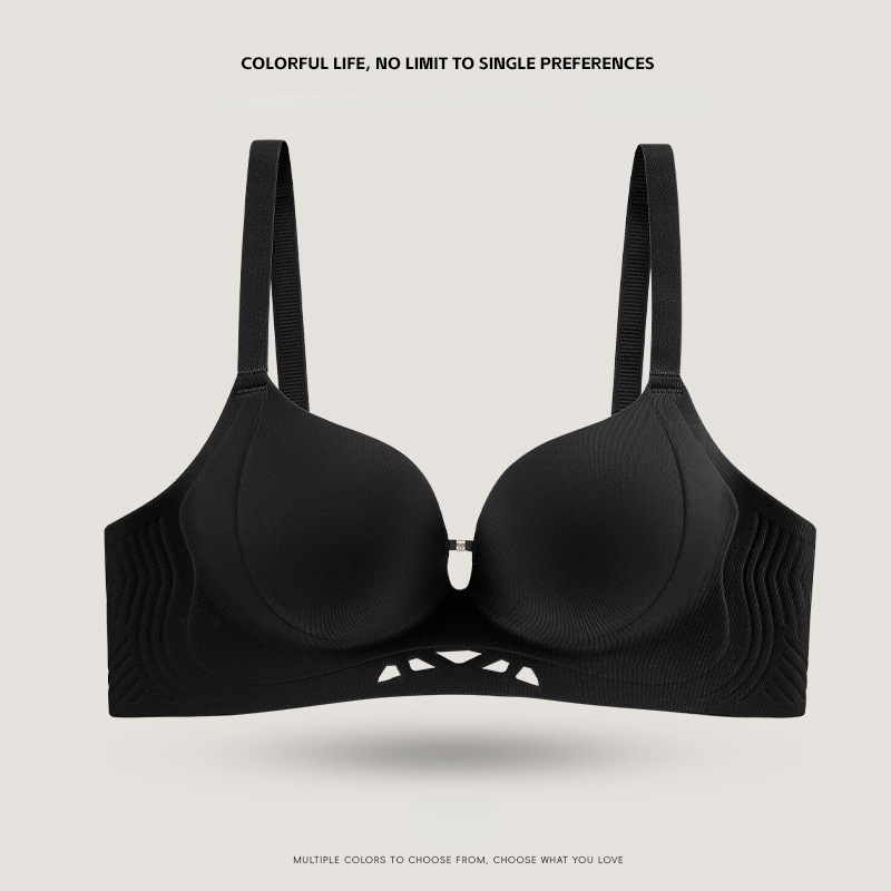 Nėriniuota be siūlių liemenėlė mažoms krūtimis, push-up efektas, 3/4 puodelio, nailonas su spandeks įdėklu