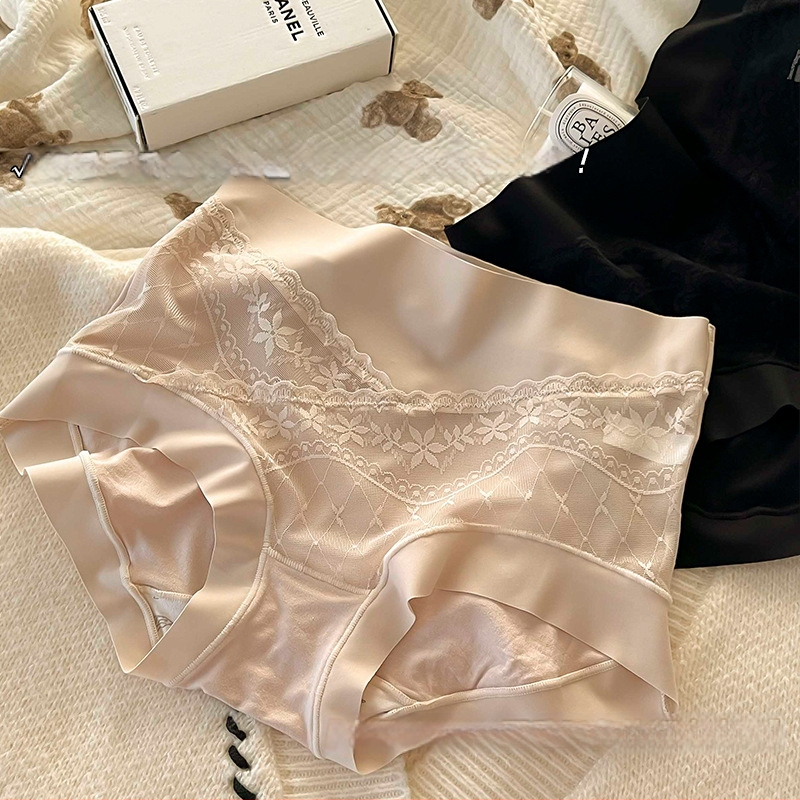 Yi Si Mi rasedate naise aluspüksid, keskjooneline vöökoht, nailonist kangas, mulberry siidist vooder, antibakteriaalne ja hingav