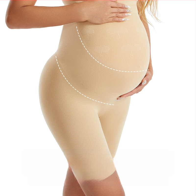 Rasedate kõrge taljega sujuvad leggingud, õmblusteta, kõhu tugi, hingav nailonist kangas, 61-70d