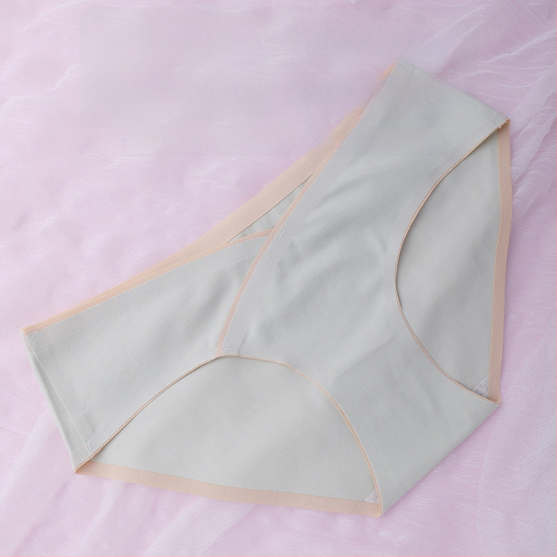 Rasedate naise puuvillased aluspüksid teisele ja kolmandale trimestrile, madala talje ja V-kujuline kõhu toetus, hingav puuvill