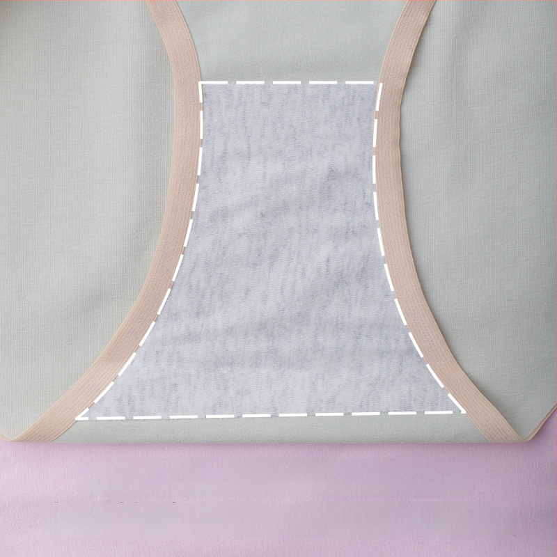 Rasedate naise puuvillased aluspüksid teisele ja kolmandale trimestrile, madala talje ja V-kujuline kõhu toetus, hingav puuvill