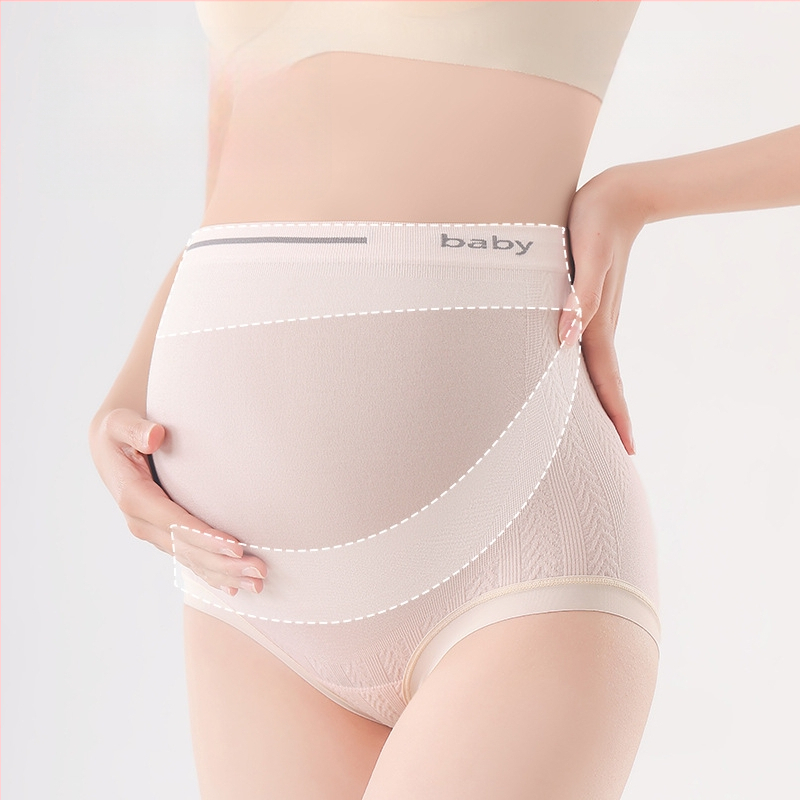Rasedate aluspesu - kõrge vöökoht, õmblusteta, hingav nailon, puuvillane vooder intiimpiirkonna jaoks