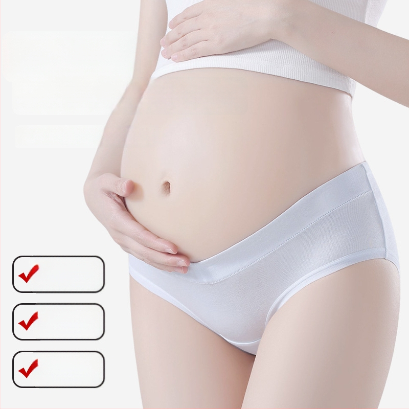 Rasedate naise puuvillane aluspesu, keskmise talje, antibakteriaalne, hingav, 100% puuvillane