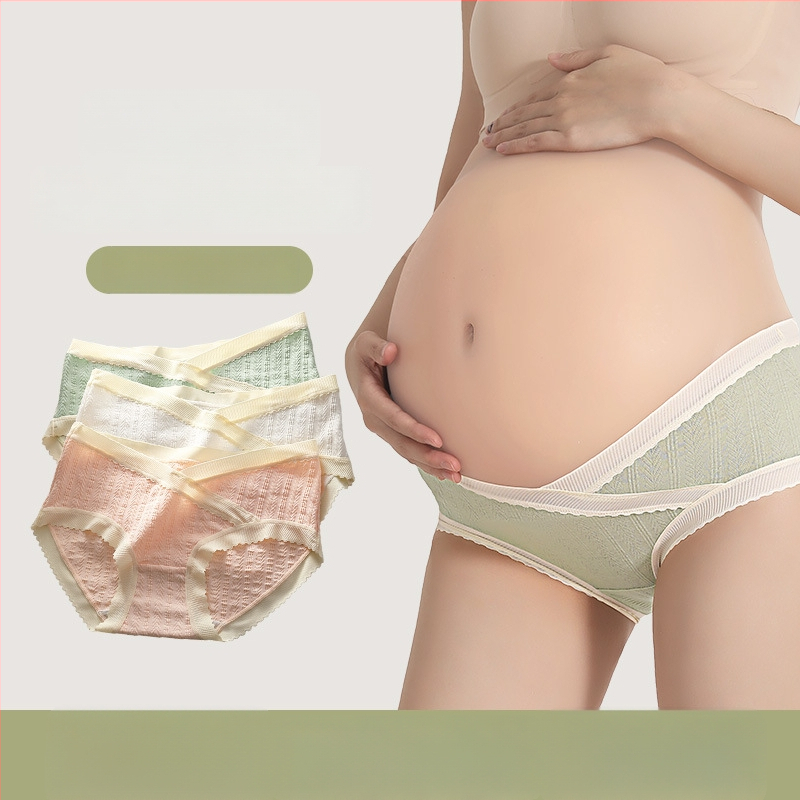 Rasedate aluspesu – puuvill, õmblusteta, madal vöökoht, hingav, intiimpiirkonna 100% puuvillane vooder