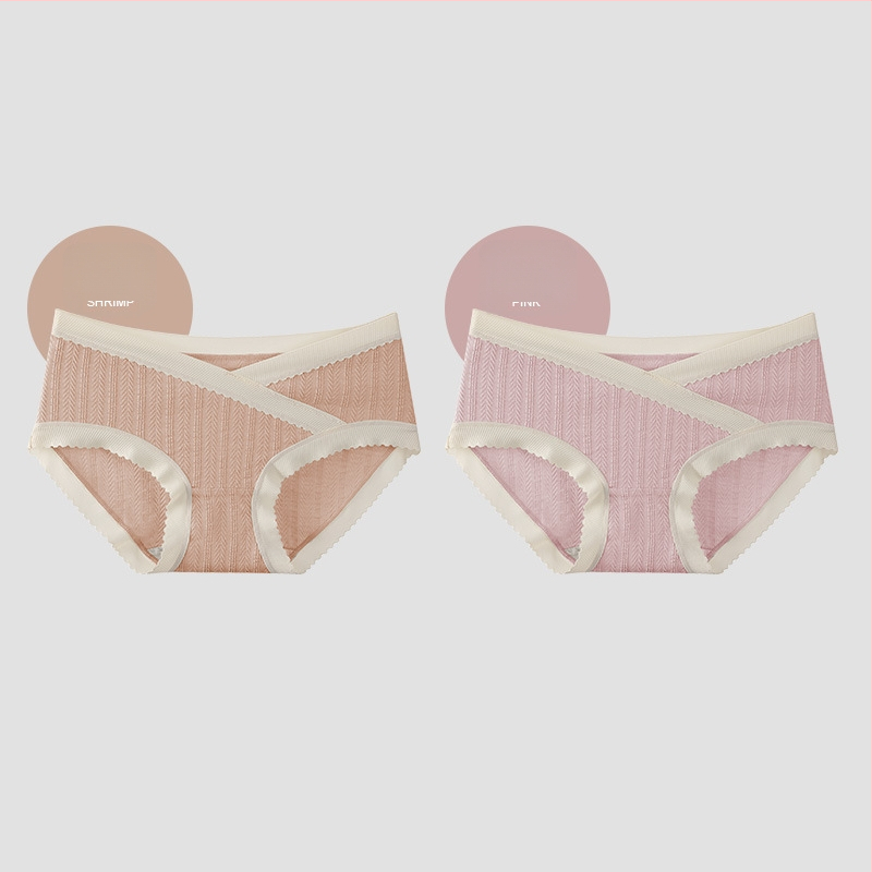 Rasedate aluspesu – puuvill, õmblusteta, madal vöökoht, hingav, intiimpiirkonna 100% puuvillane vooder