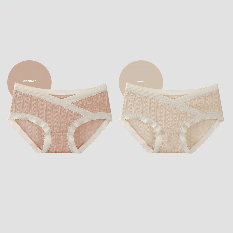 Rasedate aluspesu – puuvill, õmblusteta, madal vöökoht, hingav, intiimpiirkonna 100% puuvillane vooder