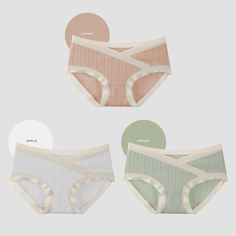 Rasedate aluspesu – puuvill, õmblusteta, madal vöökoht, hingav, intiimpiirkonna 100% puuvillane vooder