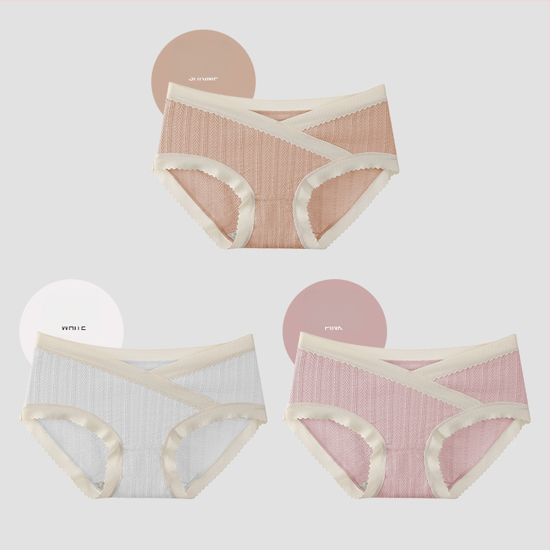 Rasedate aluspesu – puuvill, õmblusteta, madal vöökoht, hingav, intiimpiirkonna 100% puuvillane vooder