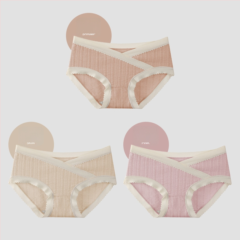 Rasedate aluspesu – puuvill, õmblusteta, madal vöökoht, hingav, intiimpiirkonna 100% puuvillane vooder