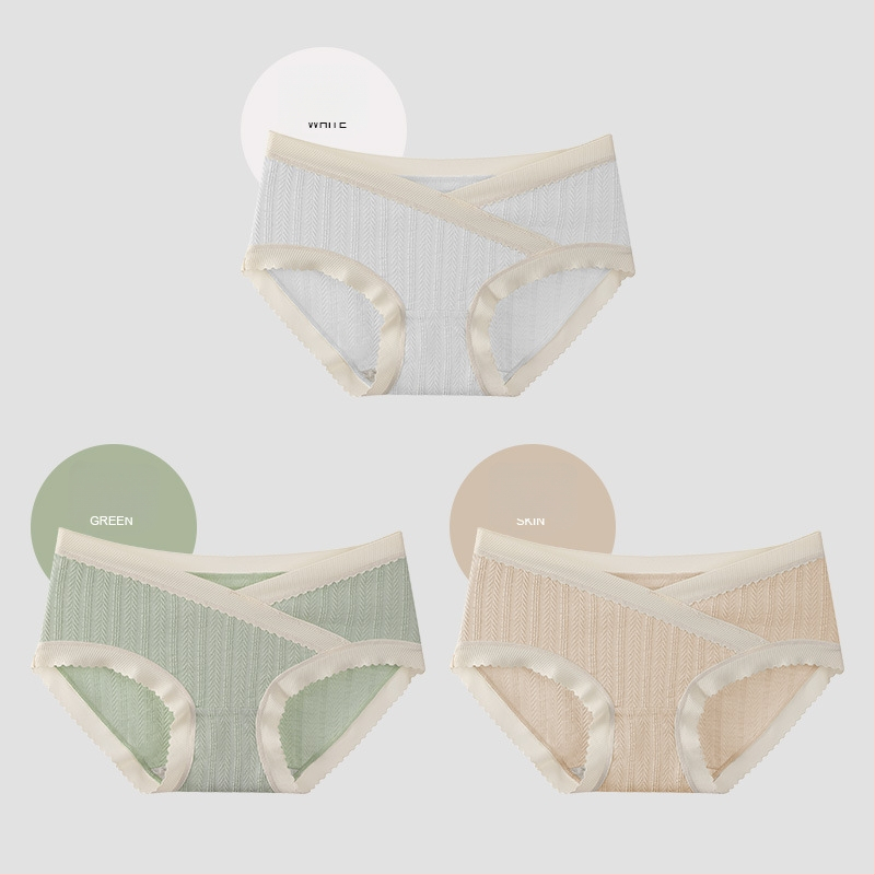 Rasedate aluspesu – puuvill, õmblusteta, madal vöökoht, hingav, intiimpiirkonna 100% puuvillane vooder