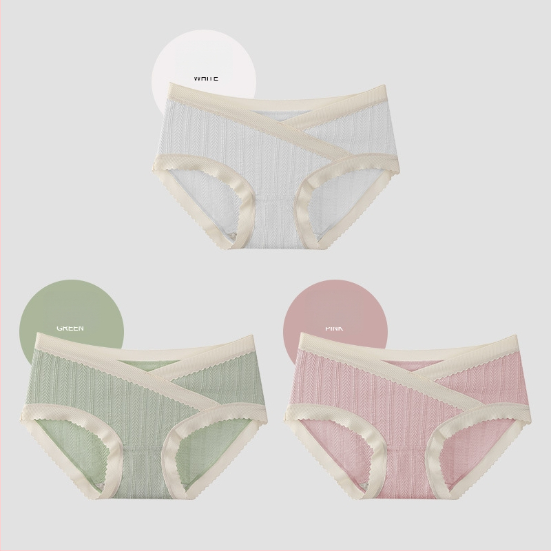 Rasedate aluspesu – puuvill, õmblusteta, madal vöökoht, hingav, intiimpiirkonna 100% puuvillane vooder