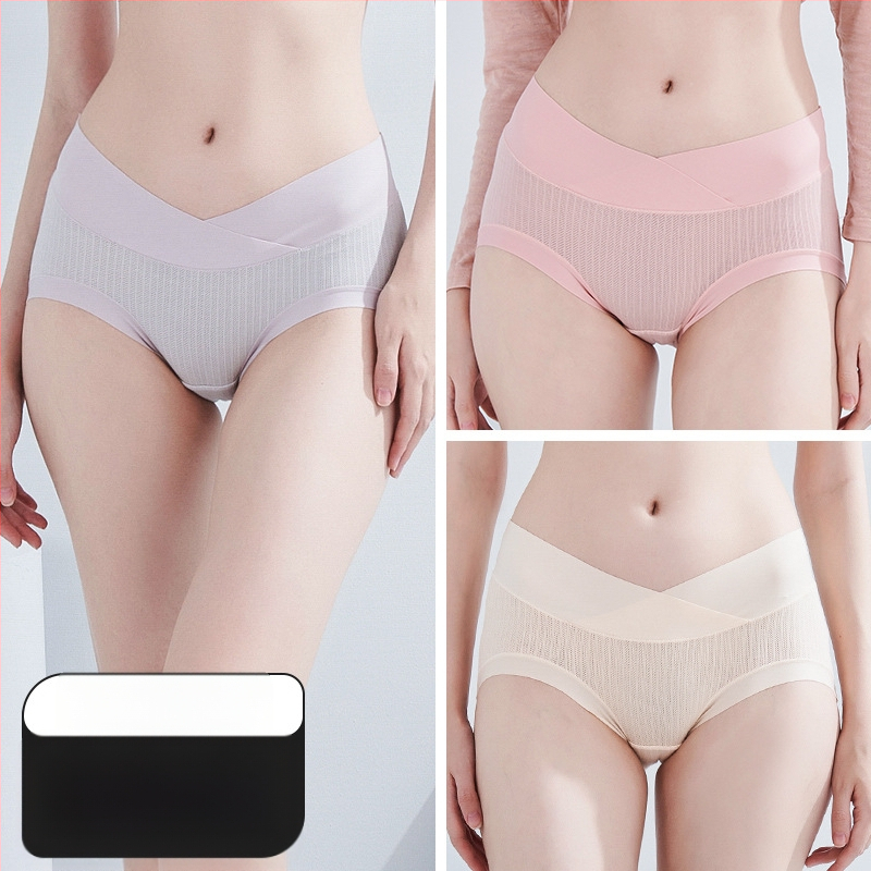 Nėščiųjų apatiniai iš modal audinio, medvilninė įdaila tarp kirkšnių, pilvo palaikymas, ribinis mezgimas, žemas juosmuo