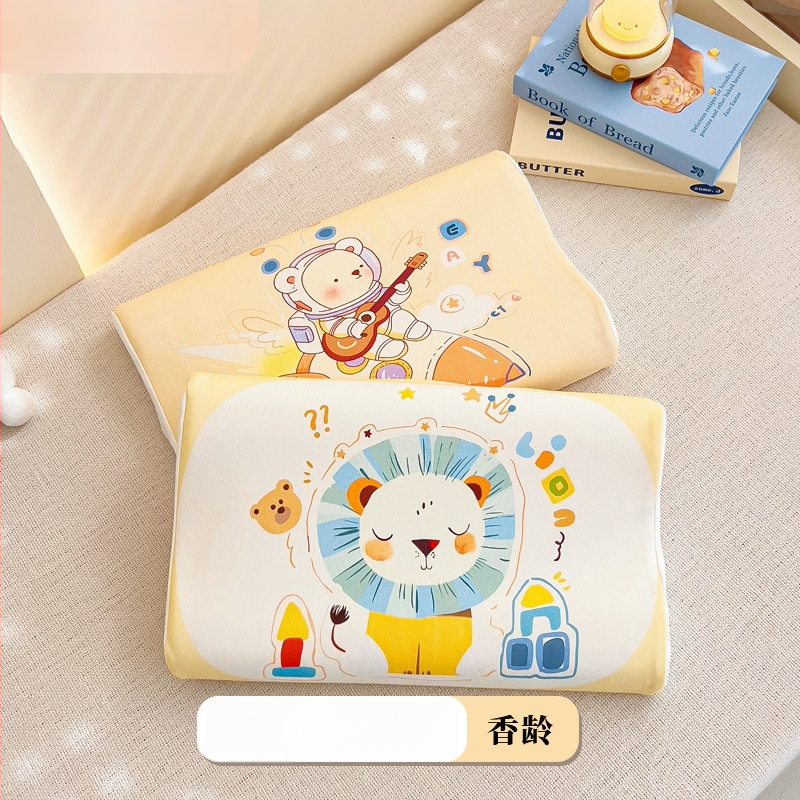 Laste latexpadi ristkülikukujulise vormiga, puhta puuvillase südamikuga ja loodusliku lateksi sisalduse 90% ja rohkem